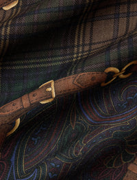 Cashmere and silk blend equestrian shirt - Multicolour