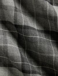 Chemise en sergé écossais - Grey Melange