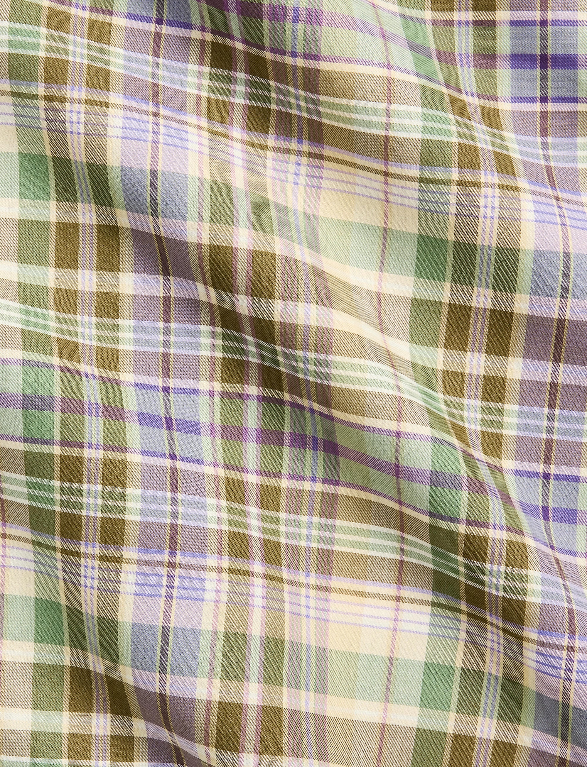 Chemise en sergé écossais - Multicolore