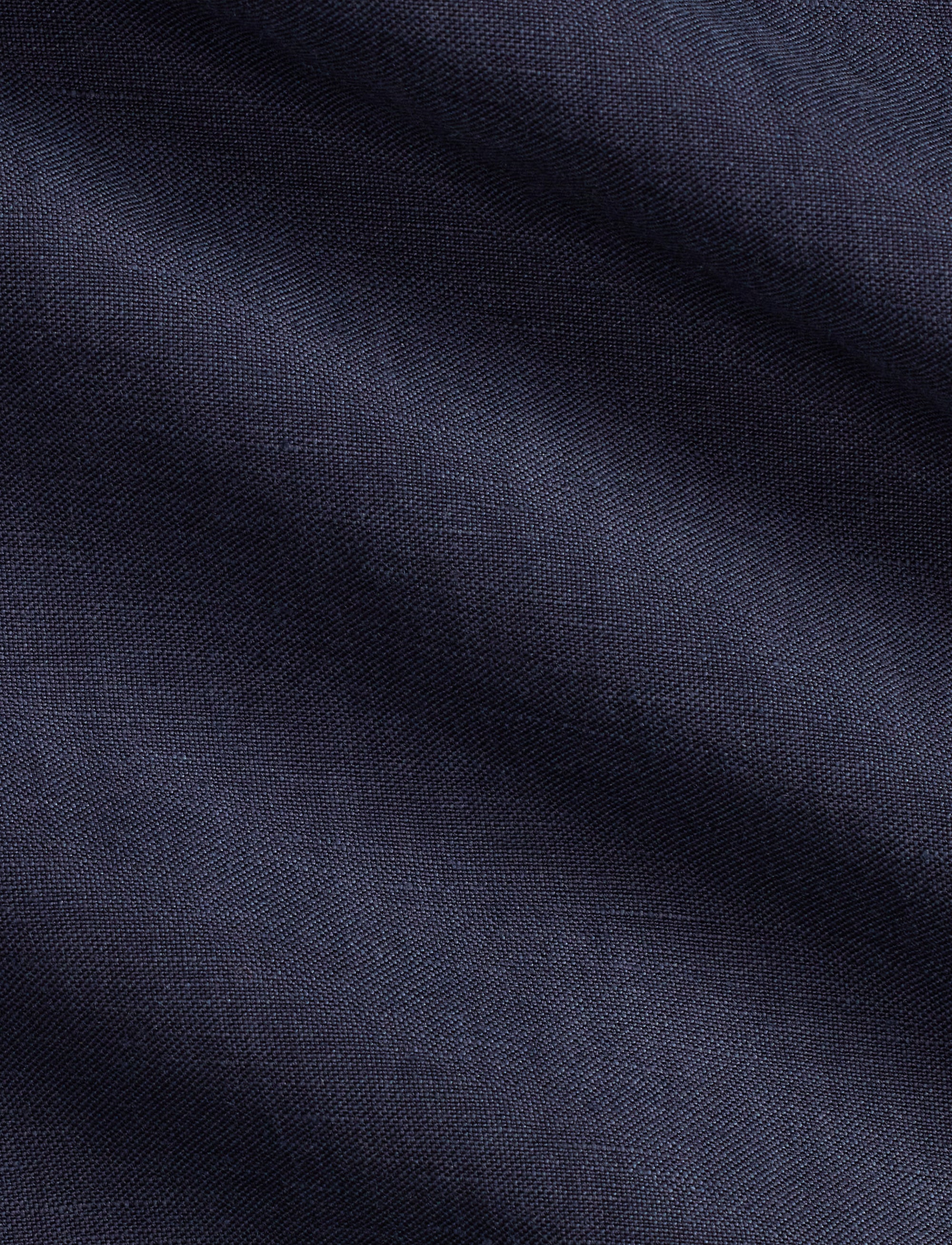 Silk and linen blend camp shirt - Classic Chairman Navy