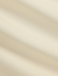 Chemise camp en soie et lin mélangé - Classic Cream