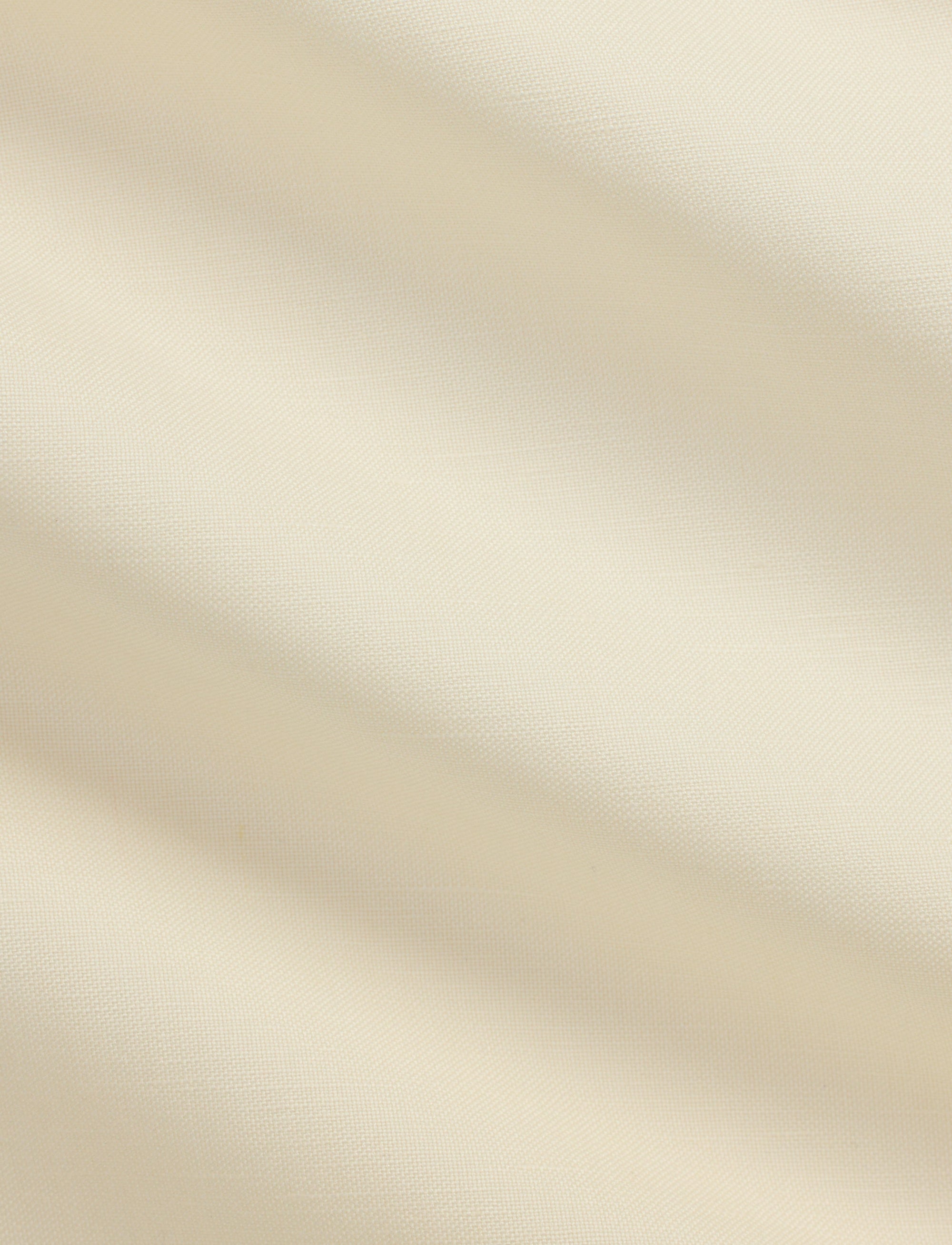 Chemise camp en soie et lin mélangé - Classic Cream