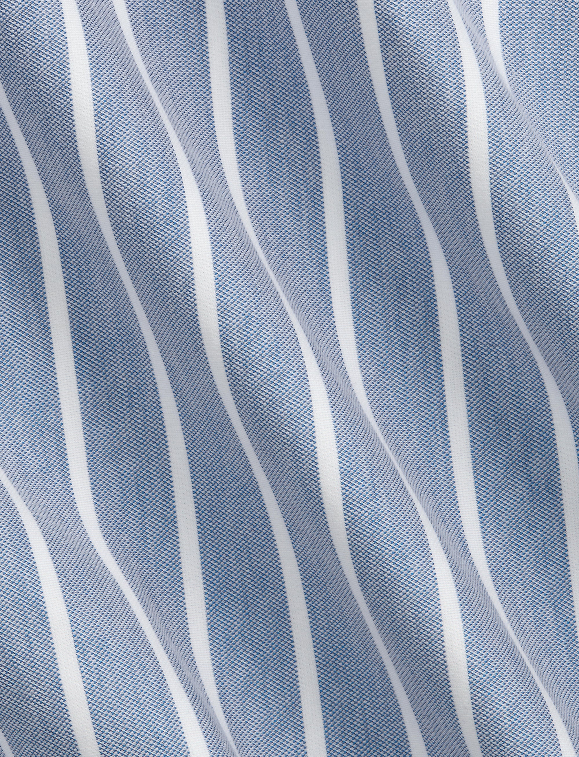Chemise rayée en jersey stretch - Blue & White