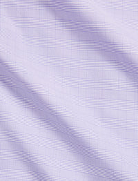 Prince of Wales shirt in twill - Lavender