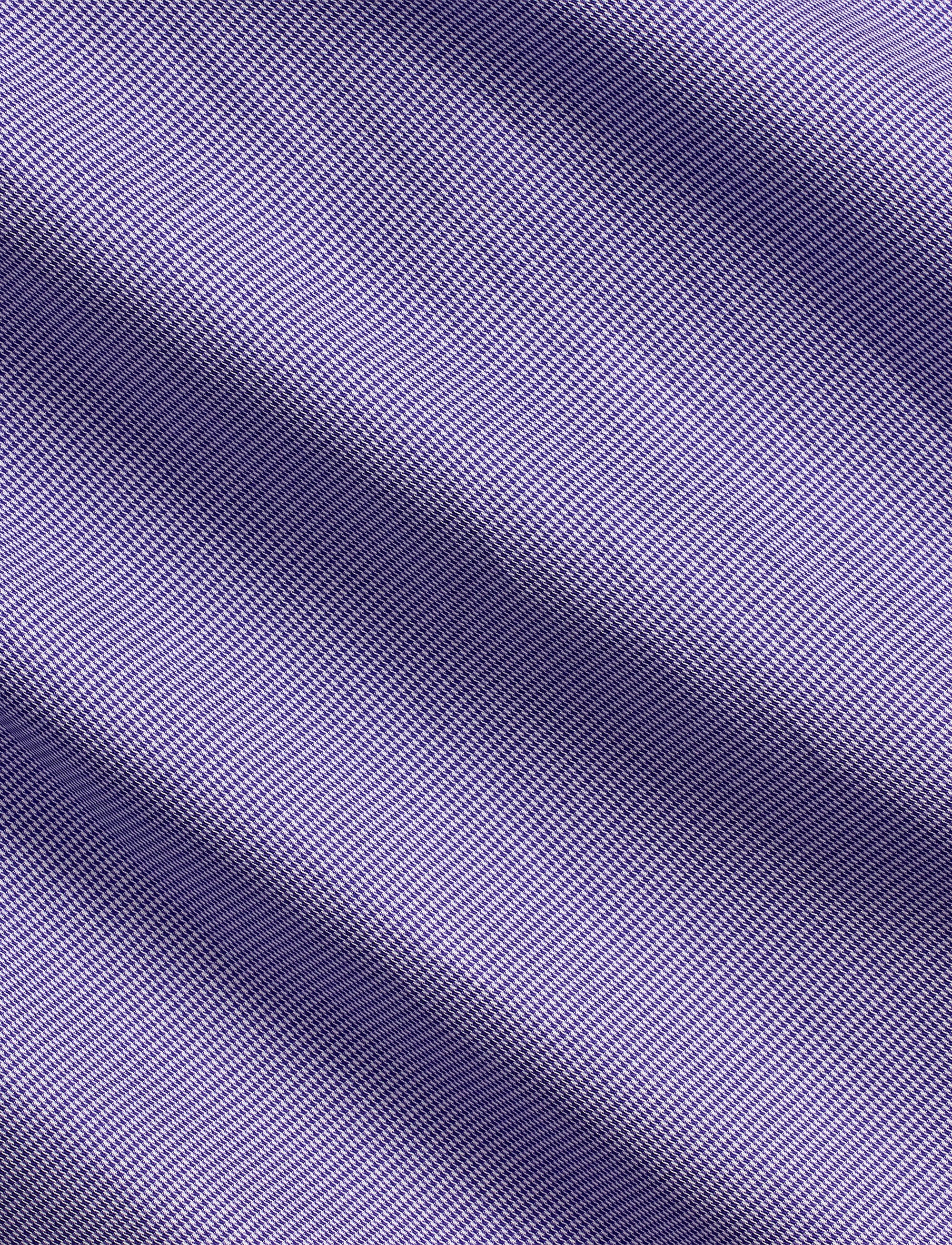 Chemise micro pied-de-poule sergé - Amethyst