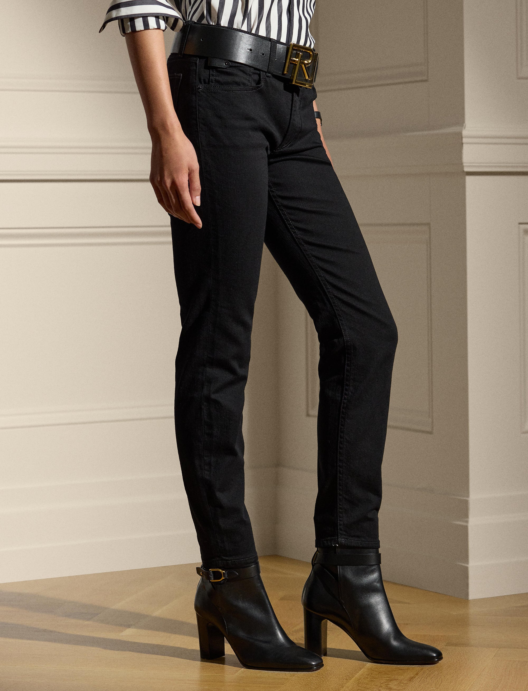 Jean super slim 400 Matchstick - Crisp Black