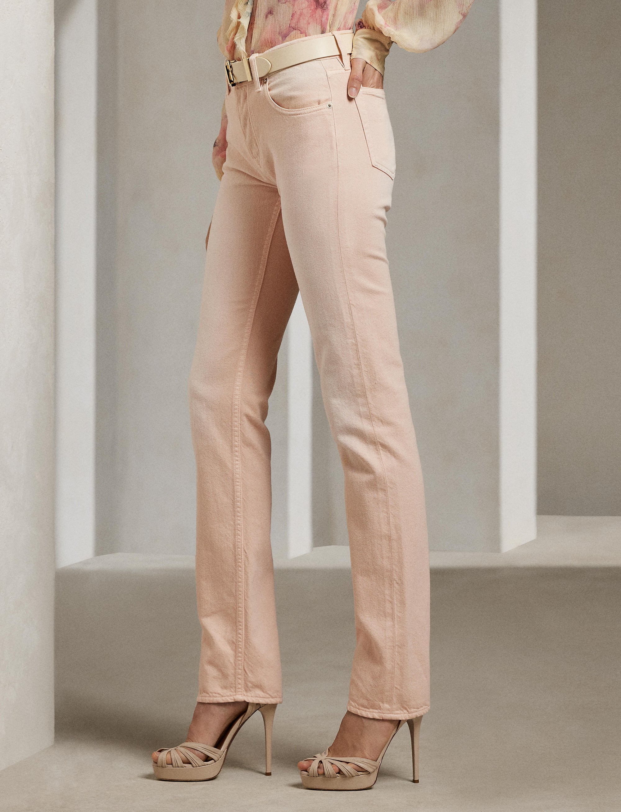 Jean 7/8 droit 750 - Blush