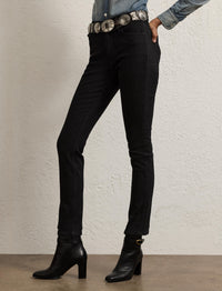 750 Straight 7/8 Jeans - Onyx Black