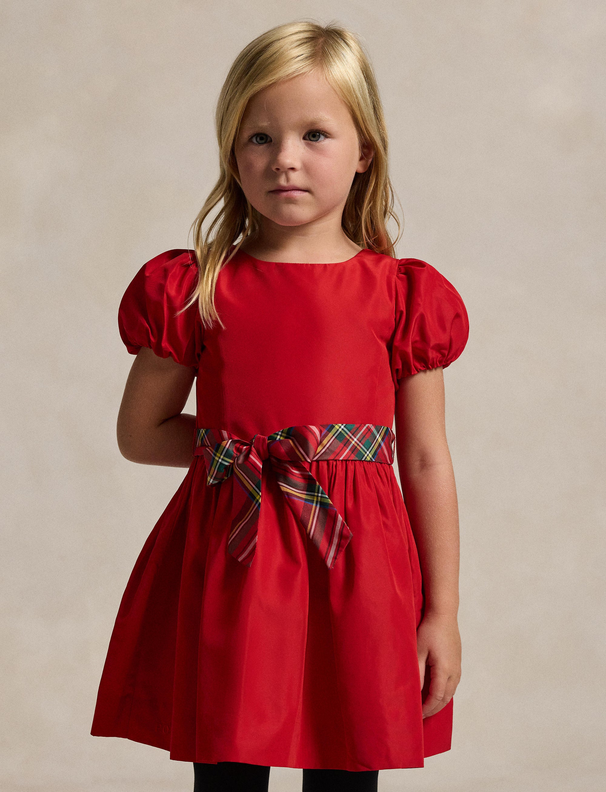 Robe à manches ballons - Red