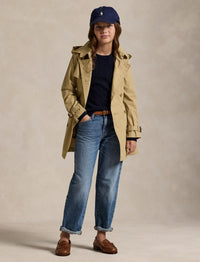 Trench-coat à capuche - Classic Khaki