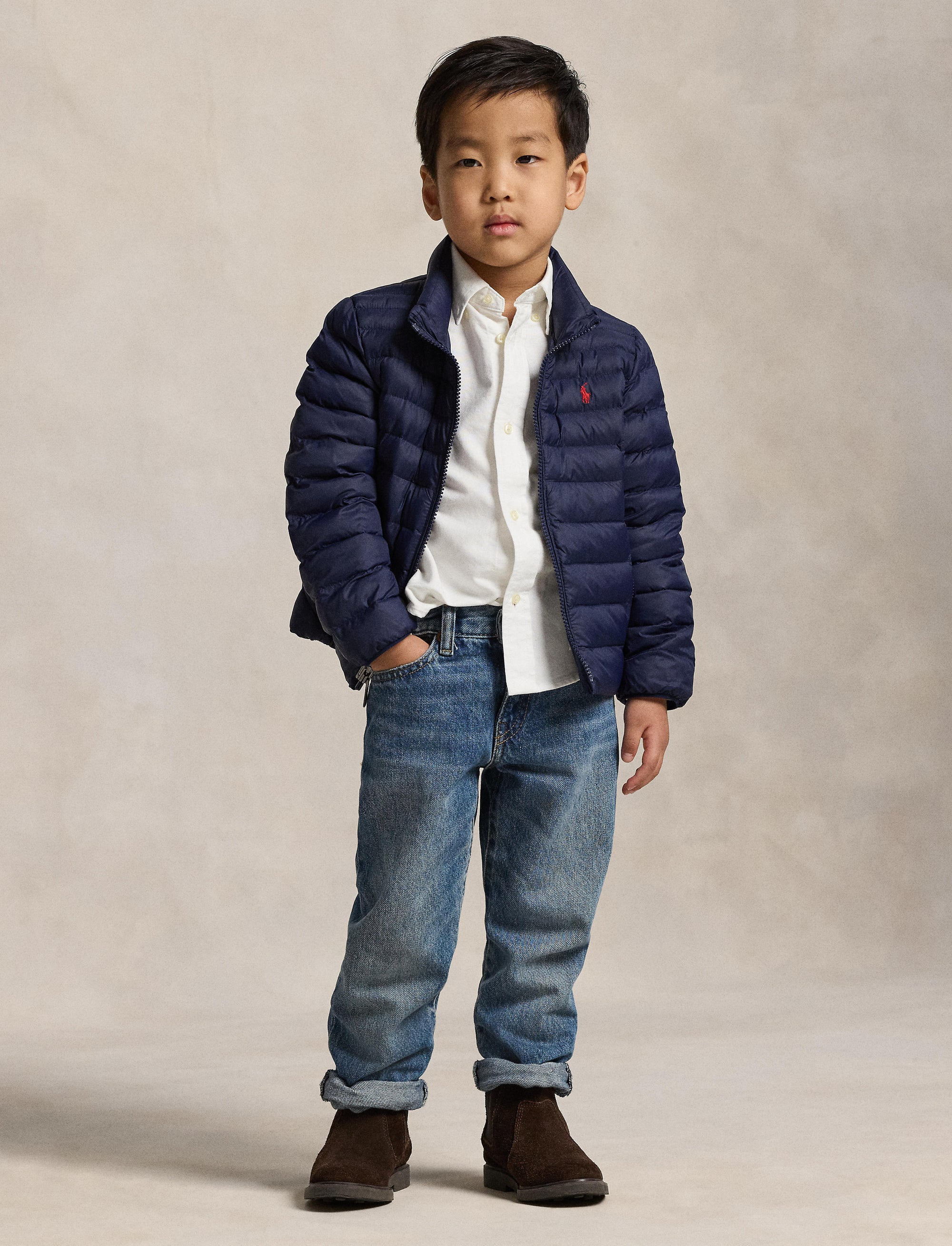 Veste matelassée rangeable P-Layer 2 - Newport Navy