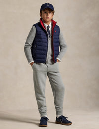 Gilet matelassé réversible P-Layer 2 - Newport Navy & Red