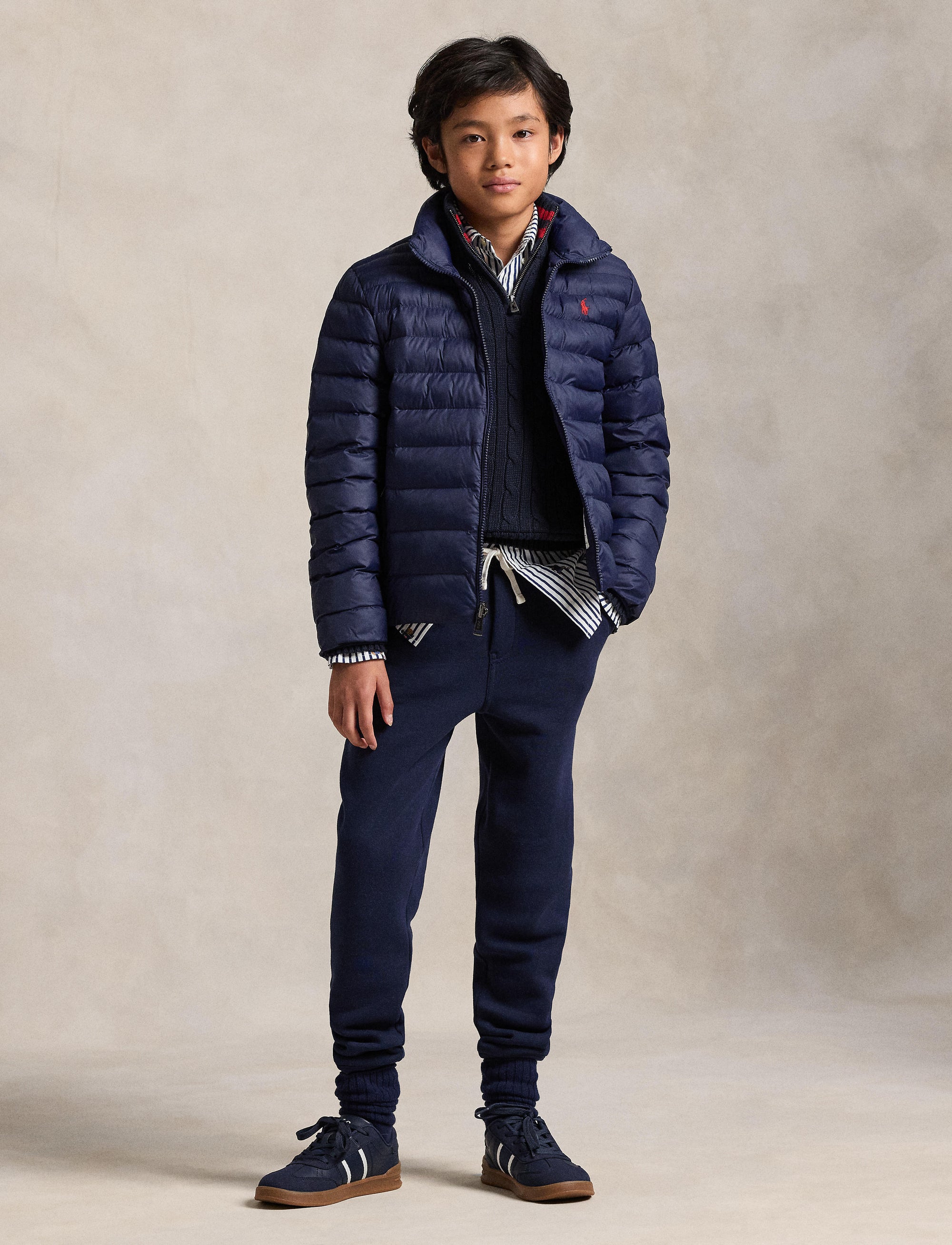 P-Layer 2 stowable quilted jacket - Newport Navy