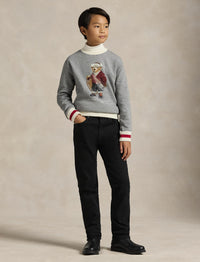 Sweat Polo Bear en molleton - Bear Vintage Pepper Heather