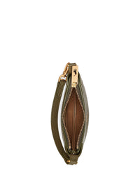 Polo ID cardholder in grained leather - Hunting Olive