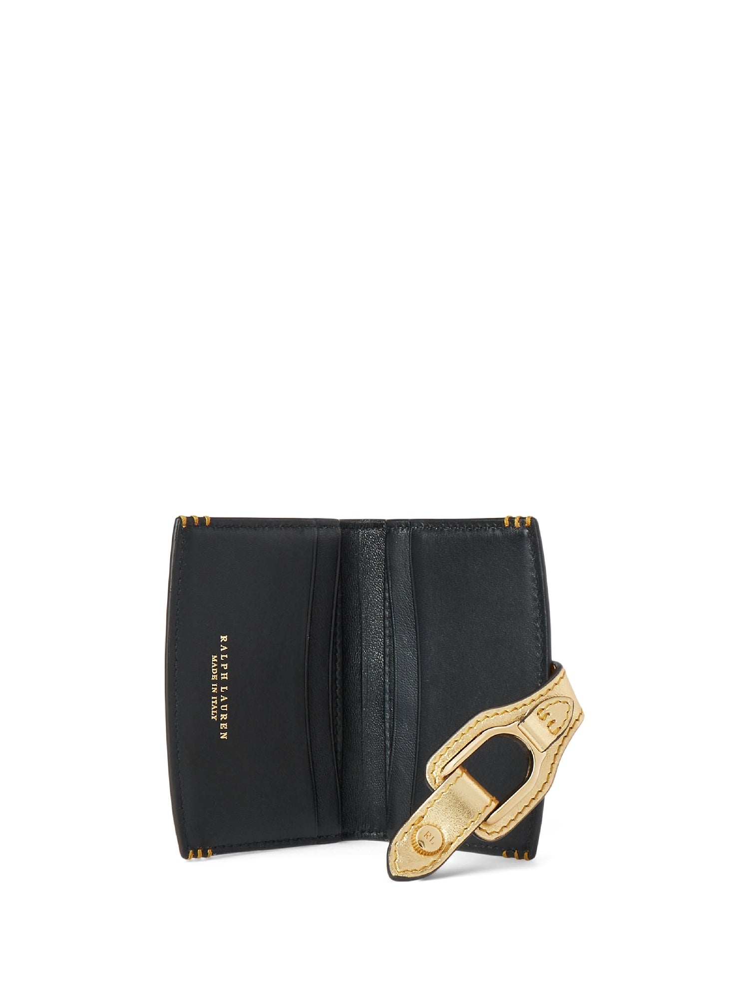 Porte-cartes Welington en cuir - Gold