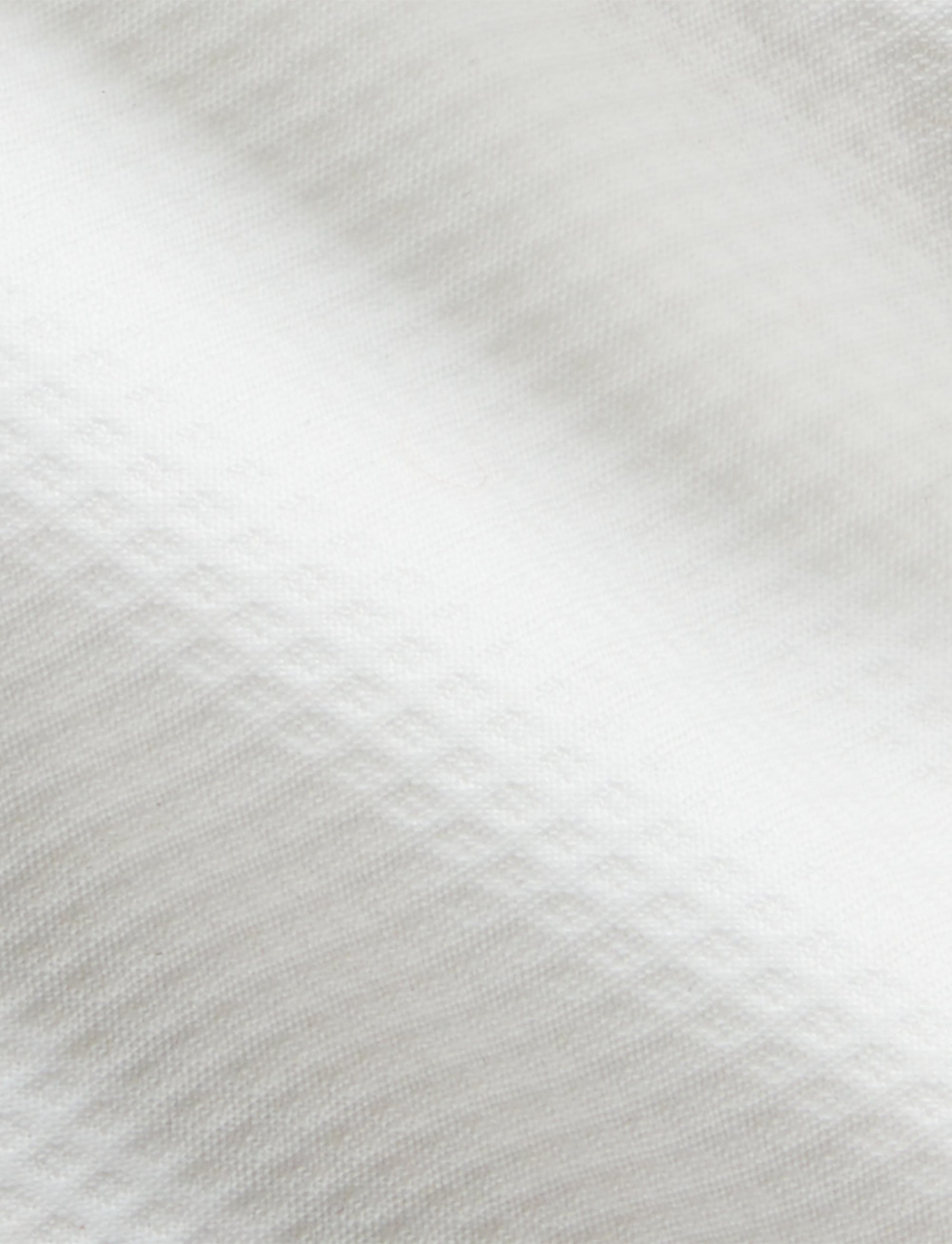 Noeud papillon en coton piqué - White