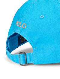 Cotton chino baseball cap - Cove Blue