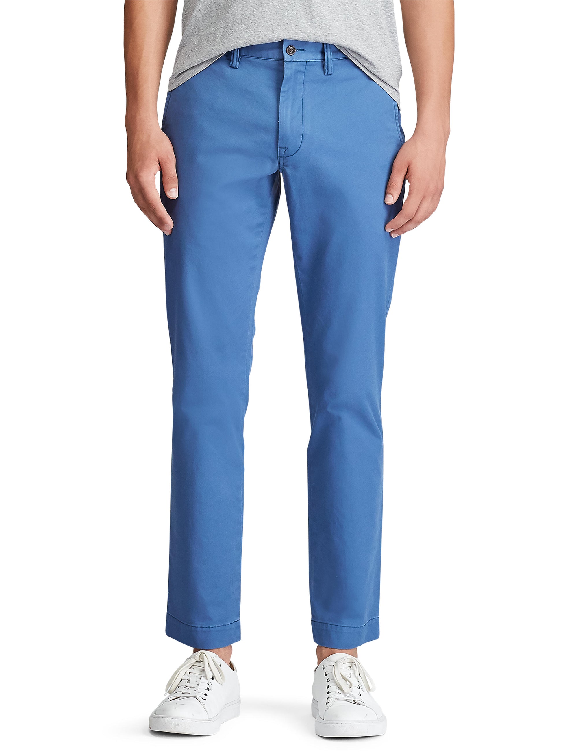 Bedford slim fit stretch chino trousers - Old Royal