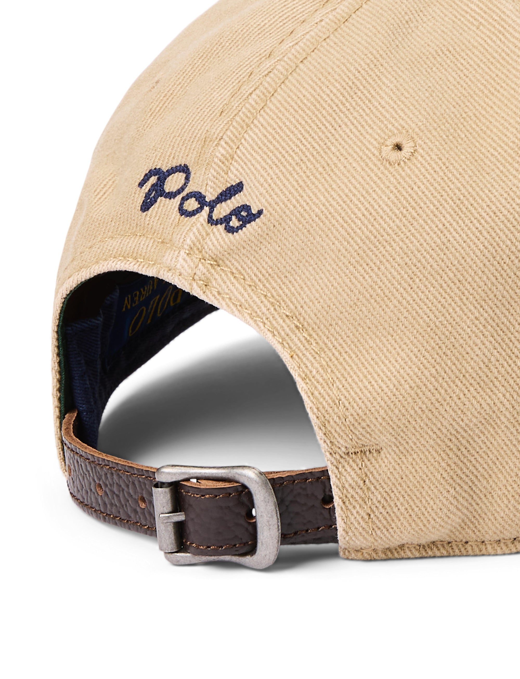 Cotton twill baseball cap - Cafe Tan