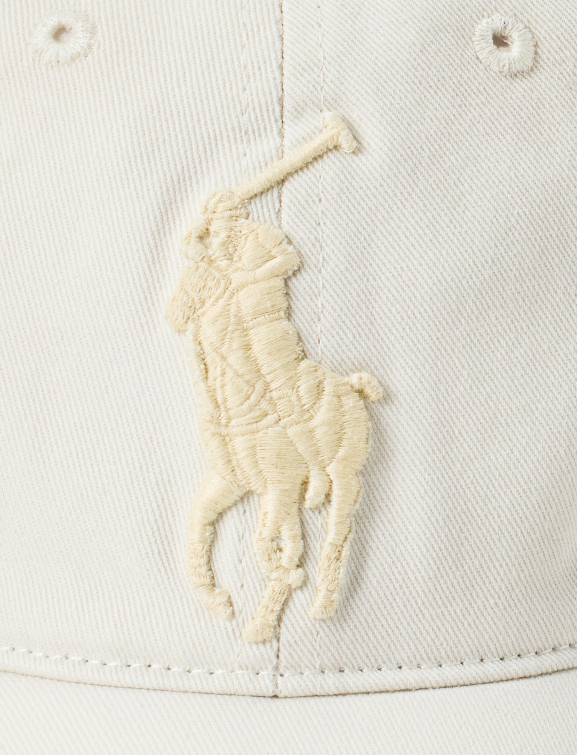 Casquette de baseball Big Pony en sergé - Clubhouse Cream
