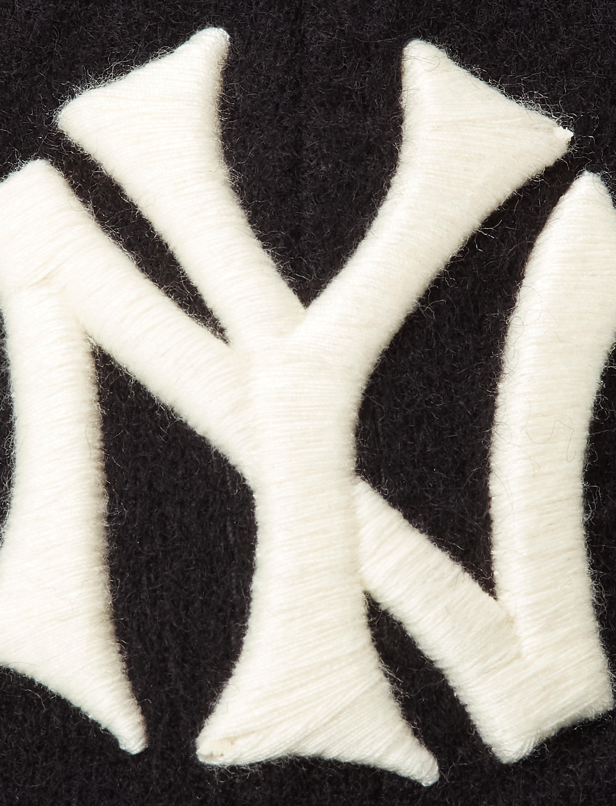 Ralph Lauren Yankees cashmere cap - Polo Black With White Logo