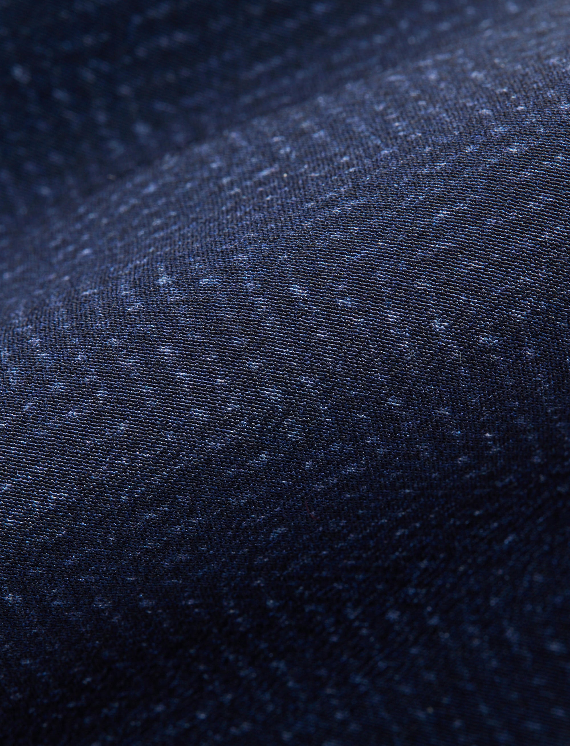 Cravate à chevrons en crêpe de soie - Navy