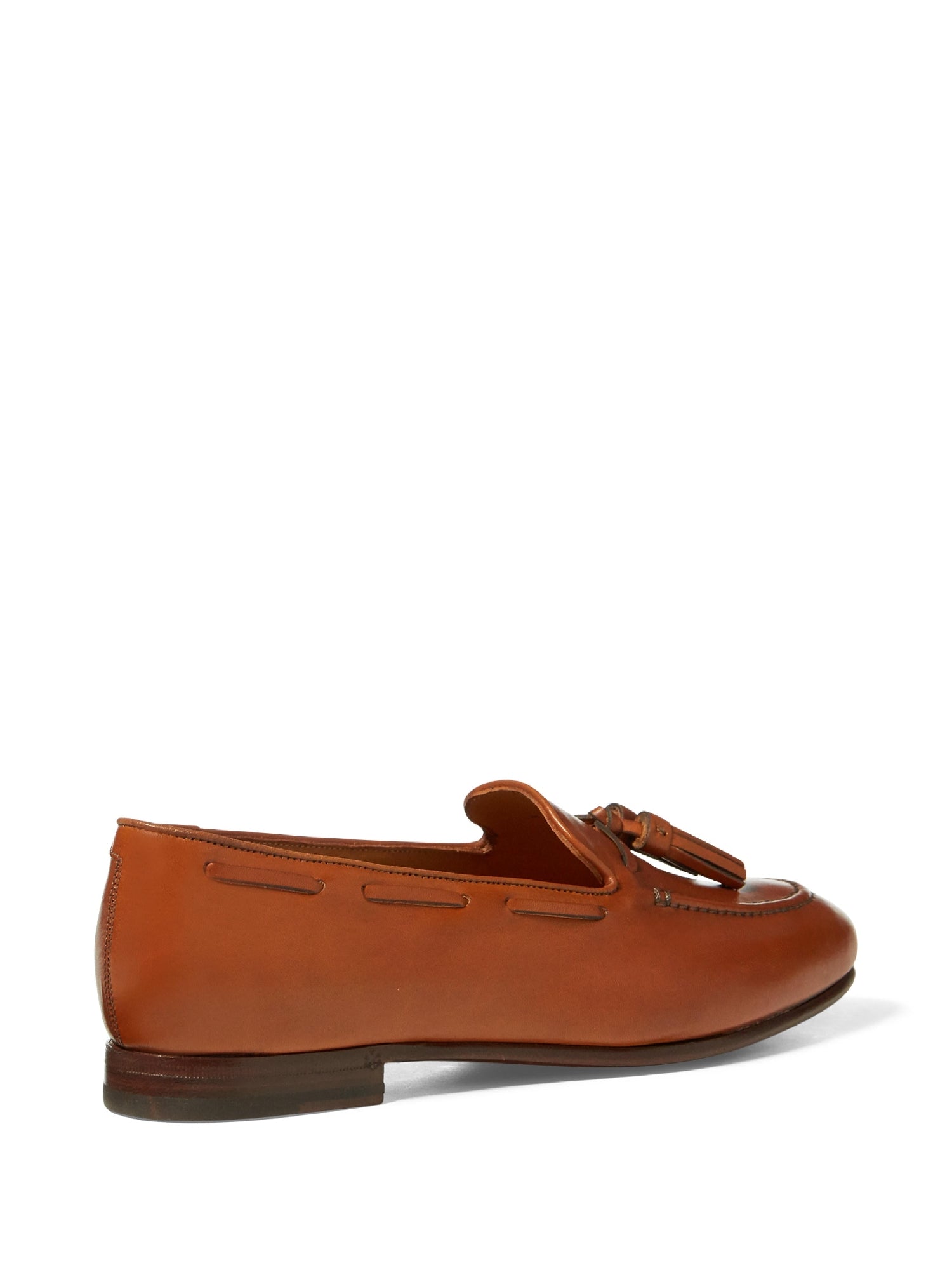 Mocassins Quillis à pampilles en cuir - Tan