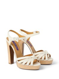 Sandales Kieran 125 en cuir - Lux Cream & Natural
