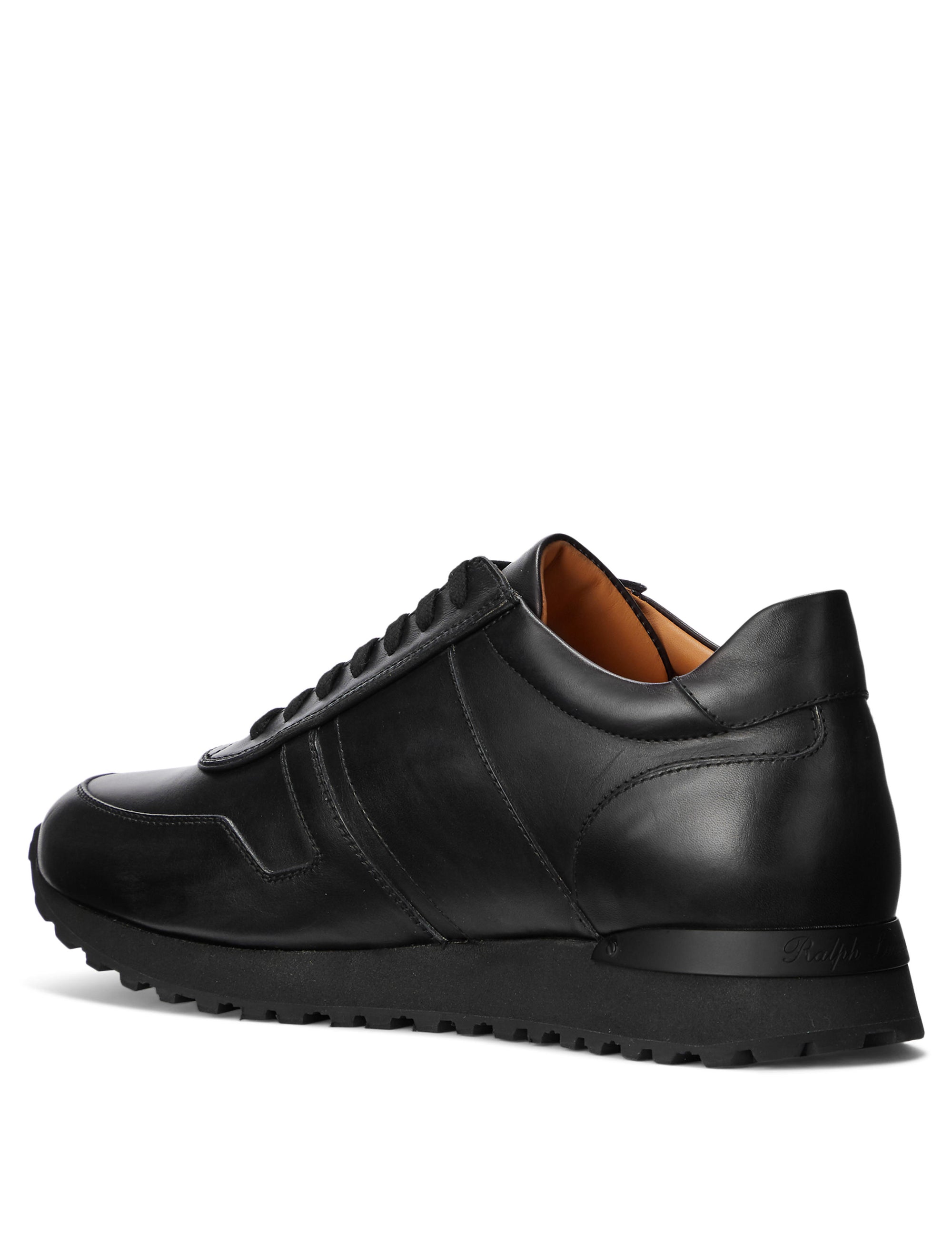 Baskets Ethan en vachette - Black