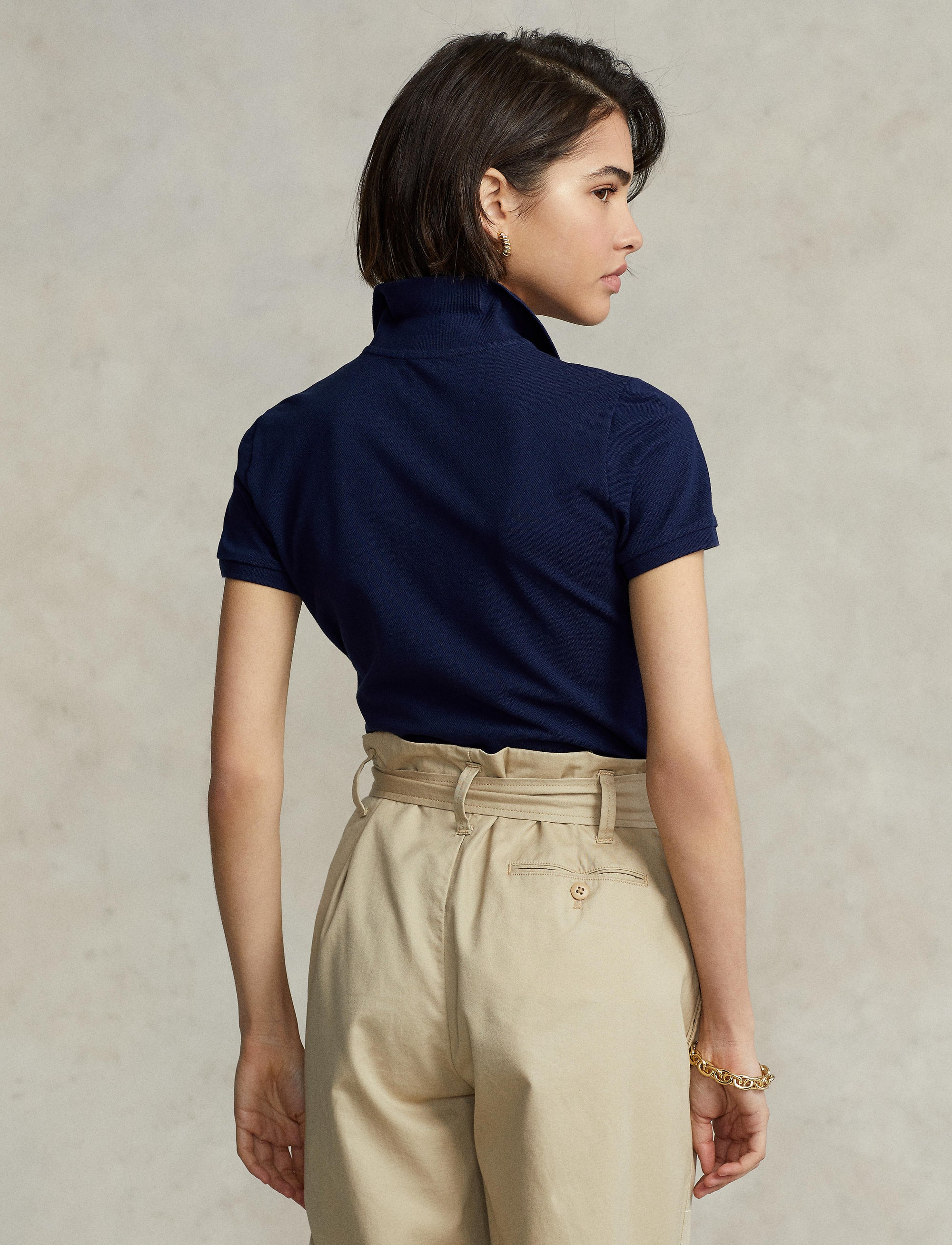 Polo Julie en coton stretch - Newport Navy