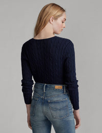 Pull Kimberly en coton torsadé - Hunter Navy