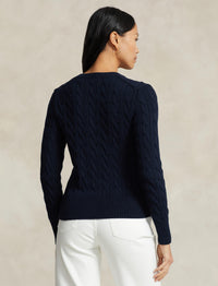 Cardigan en coton torsadé - Hunter Navy