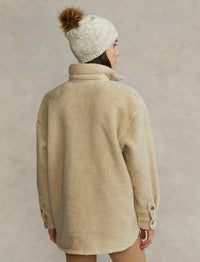 Chemise en sherpa - Spring Beige