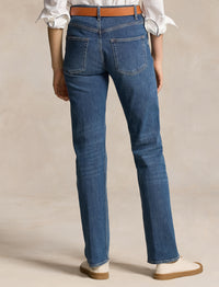 Jean à coupe droite et taille haute - Telesto Wash