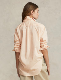 Chemise ample en sergé de coton - Rust