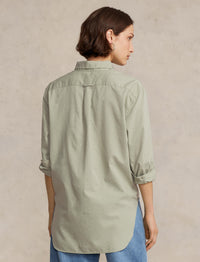 Chemise ample en sergé de coton - Greenstone