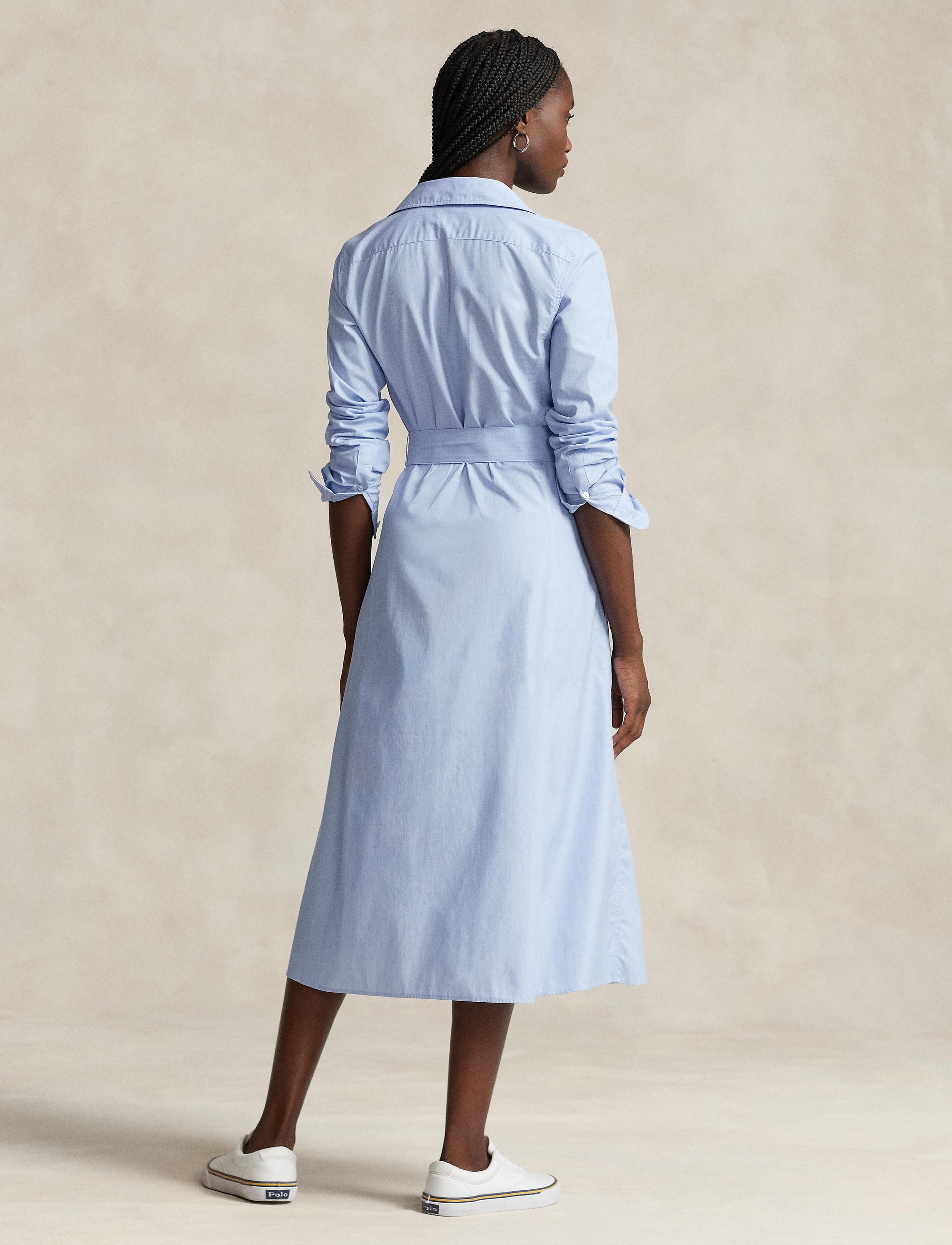 Poplin shirt dress - Classic Medium Blue