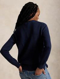 PULL/CARDIGAN/SWEAT-COTTON LAINE