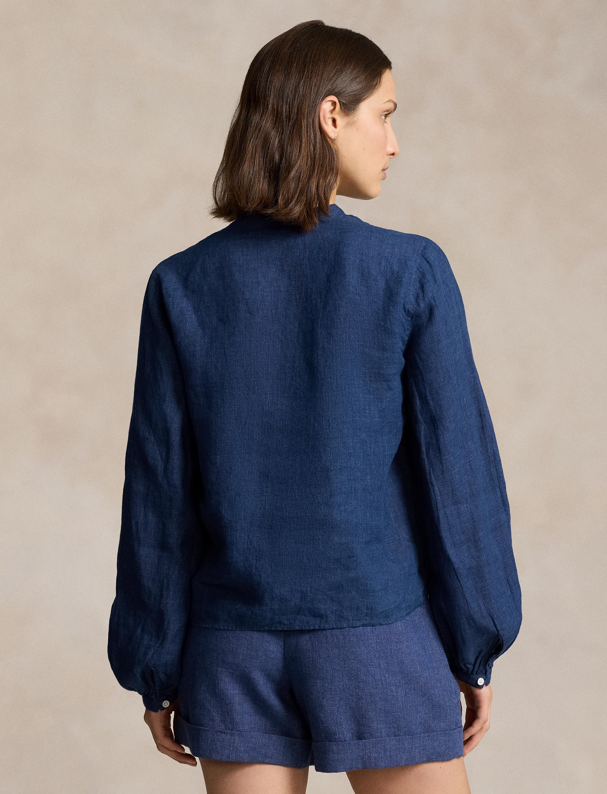 Chemisier en lin - Dark Cobalt