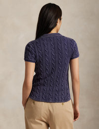 Twisted polo shirt - Newport Navy