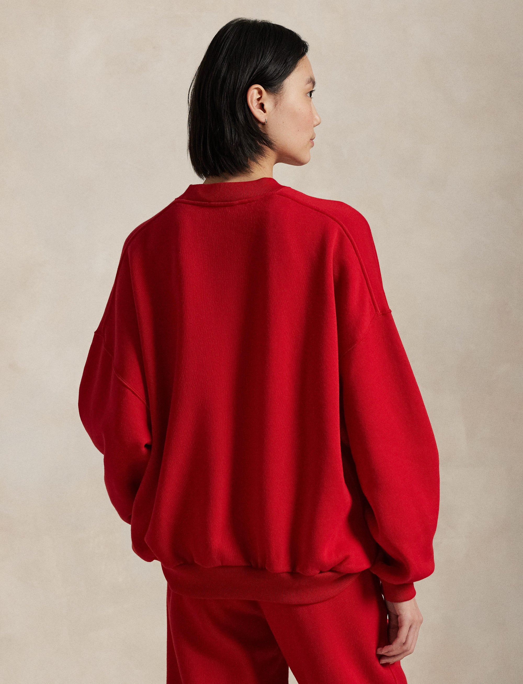 Sweat col rond montant Nouvel An lunaire - Red