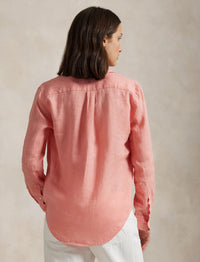 Chemise classique en lin - Adirondack Rose