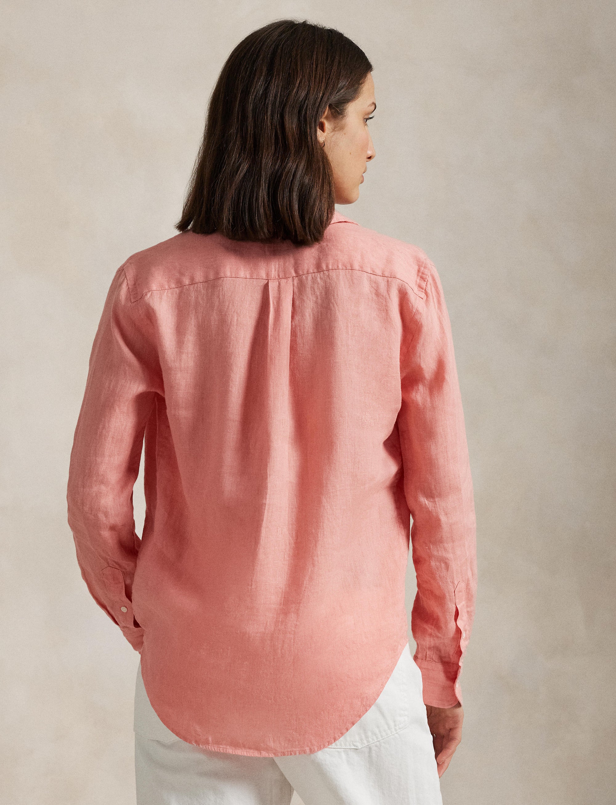 Chemise classique en lin - Adirondack Rose