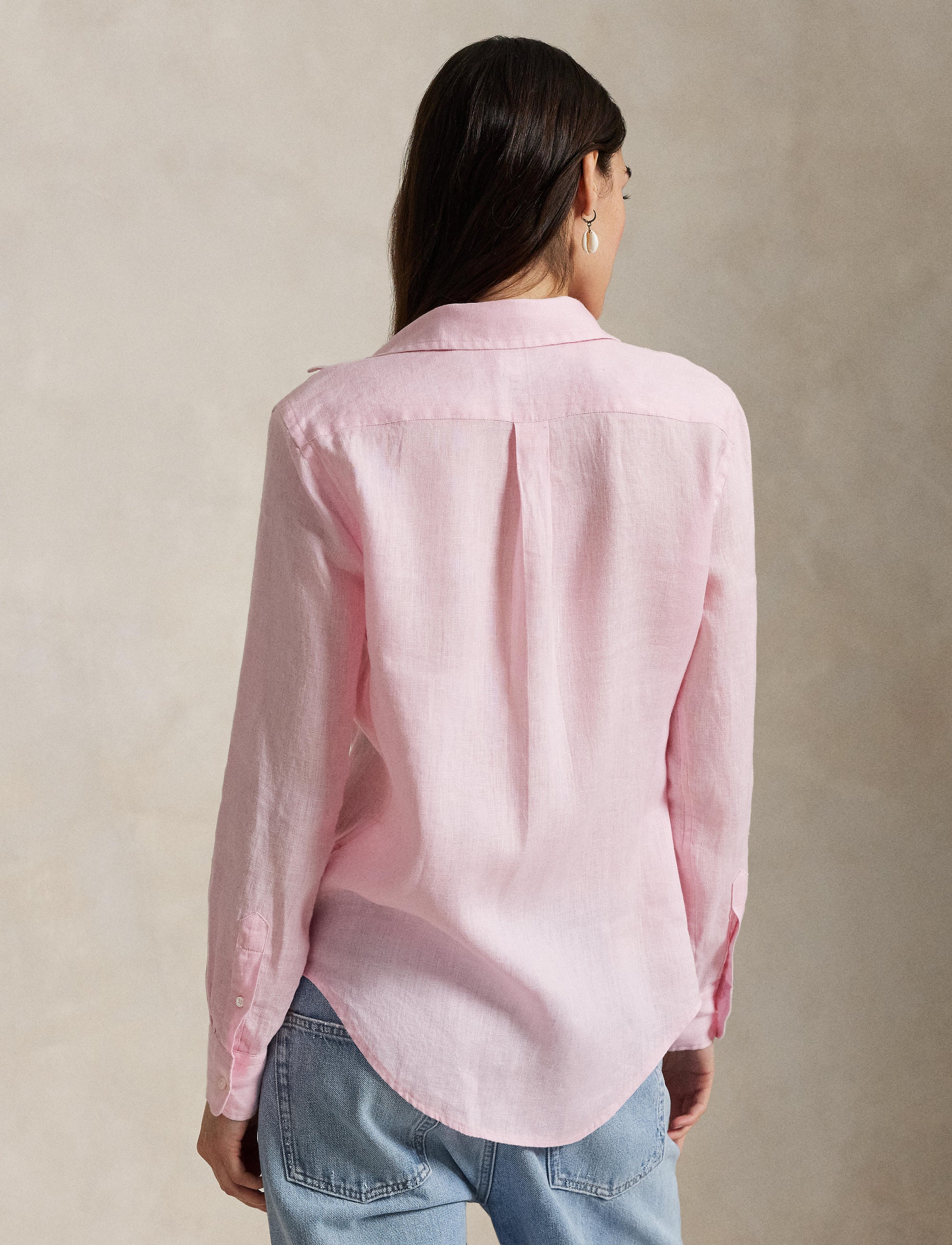 Chemise classique en lin - Bath Pink