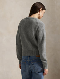 Cardigan à boutons en cachemire - Gris