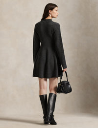 Robe-pull à col roulé en cachemire - Stadium Grey Heather