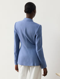Veste Camden en cachemire - Cornflower