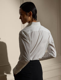 Chemise Capri décontractée en coton - White