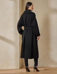 Manteau Leonarda en cachemire - Black